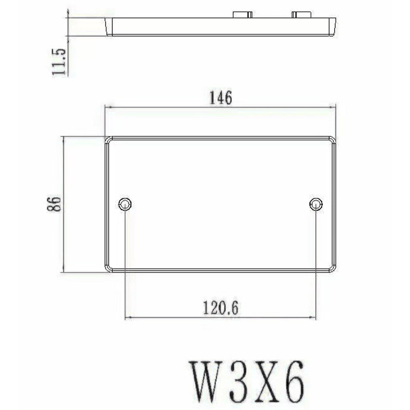 Bakelitowe gniazdo przełączane 2-grupowe 13A HK6213W