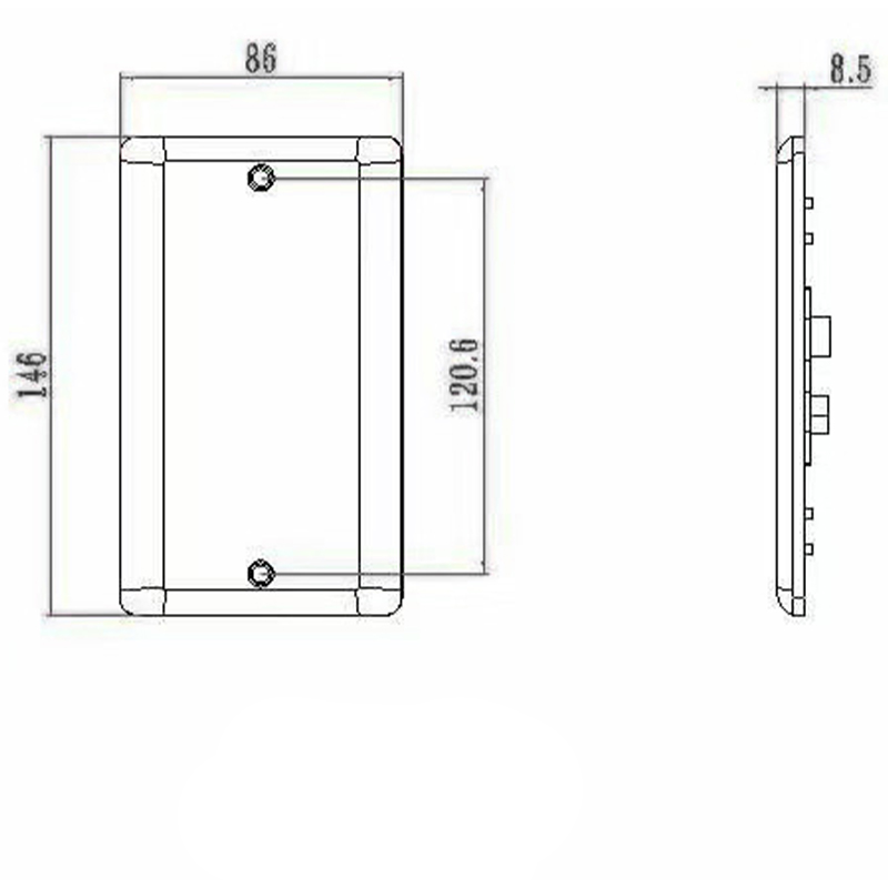 Bakelitowe 13A 2-biegunowe przełączane gniazdo HK6213F