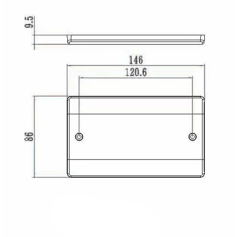 2 x 13A Bakelitowe przełączane gniazdo z neonem i USB (2.1A) HK6213VN-UB